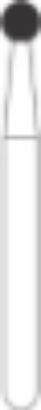 Picture of FG Diamond Burs - ROUND (001)  -  Size 018 MEDIUM Grit  (5/pack) 644