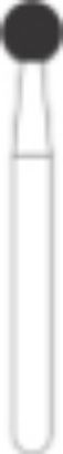 Picture of FG Diamond Burs - ROUND (001)  -  Size 025 MEDIUM Grit  (5/pack) 601