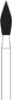 Picture of FG Diamond Burs - POINTED BUD (033)  -  Size 027 FINE Grit  (5/pack)