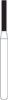 Picture of FG Diamond Burs - FLAT END CYLINDER (110)  -  Size 016 MEDIUM Grit  (5/pack)