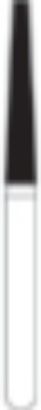 Picture of FG Diamond Burs - TAPER FLAT END (173)  -  Size 016 MEDIUM Grit  (5/pack)
