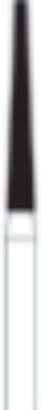 Picture of FG Diamond Burs - TAPER FLAT END (174)  -  Size 018 MEDIUM Grit  (5/pack)