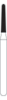 Picture of FG Diamond Burs - ROUND END TAPER (197)  -  Size 014 MEDIUM Grit  (5/pack)