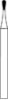 FG Diamond Burs - PEAR (237)  -  Size 008 COARSE Grit  (5/pack)