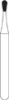 FG Diamond Burs - PEAR (237)  -  Size 010 MEDIUM Grit  (5/pack)