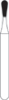 FG Diamond Burs - PEAR (238)  -  Size 012 MEDIUM Grit  (5/pack)