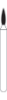 Picture of FG Diamond Burs - BUD (257)  -  Size 018 FINE Grit  (5/pack)