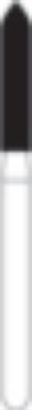 Picture of FG Diamond Burs - TORPEDO (289)  -  Size 016 MEDIUM Grit  (5/pack)