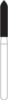FG Diamond Burs - TORPEDO (289)  -  Size 018 COARSE Grit  (5/pack)