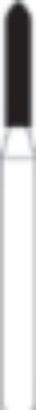 Picture of FG Diamond Burs - TORPEDO TAPERED (297)  -  Size 016 FINE Grit  (5/pack)