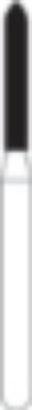 Picture of FG Diamond Burs - TORPEDO TAPERED (298)  -  Size 018 MEDIUM Grit  (5/pack)