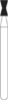 FG Diamond Burs - AMALGAM REMOVER (523)  -  Size 016 MEDIUM Grit  (5/pack)
