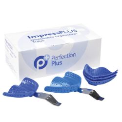 Picture of Plastic Disposable Impression Trays with Handle  -  [No. 3]  UPPER MEDIUM  (25/pack)