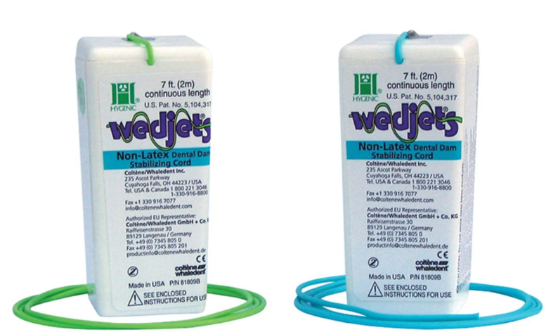 Non-Latex Wedjets Stabilising Cord Large 7ft (2m) - Aqua Blue