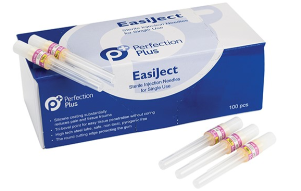 EasiJect Sterile Disposable Dental Needles (Imperial) 30G x 21mm (100/Box)