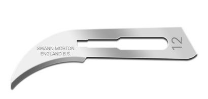 Picture of Swann Morton Disposable Sterile Scalpel No 12 (0504) (10)