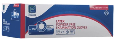 Picture of Premier LATEX Powder Free Examination Gloves (100) - SMALL