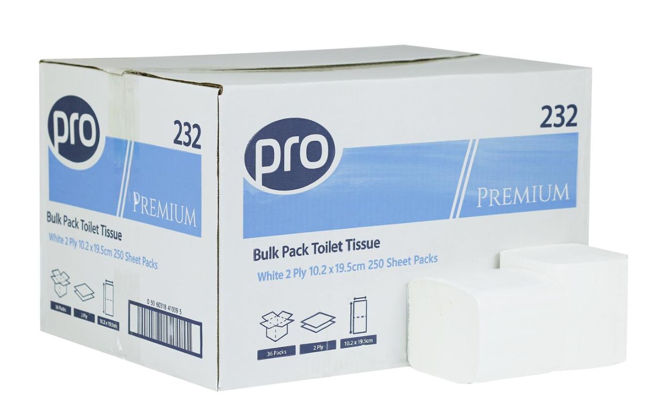 PRO 2ply Bulk Pack Toilet Tissue