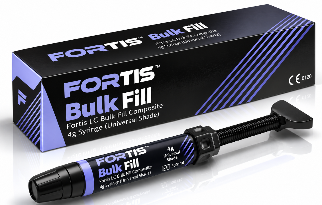 Fortis Brand LC Bulk Fill Composite 4g Syringe (Universal Shade)